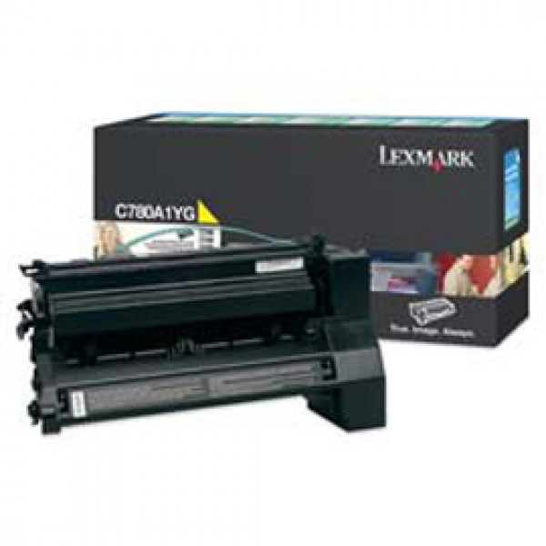 TONER RETURN PROGRAM GIALLO X782MFP C780 C782 CAPACITA' STANDARD