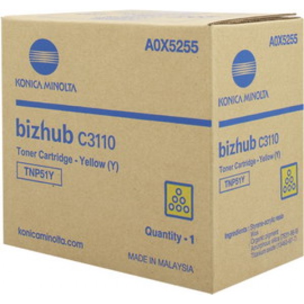 TONER GIALLO TNP-51Y PER BIZHUB C3110