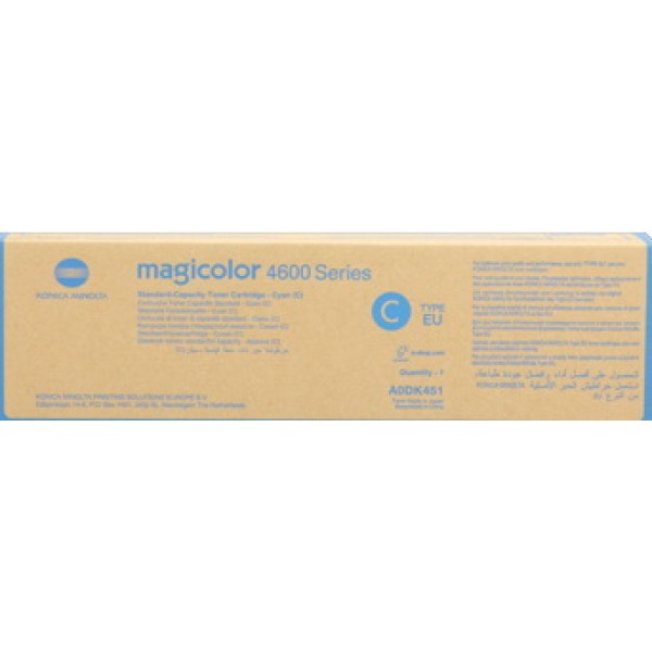 TONER CIANO MAGICOLOR 4600 4650 CAPACITA' STANDARD