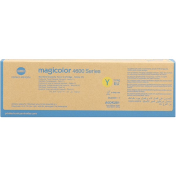 TONER GIALLO MAGICOLOR 4600 4650 CAPACITA' STANDARD