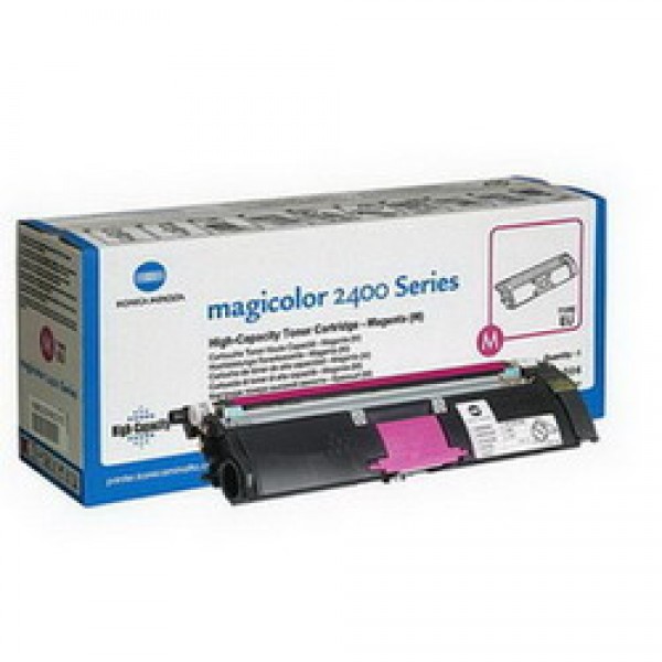 TONER MAGENTA MAGICOLOR 2400W 2430DL 2450 2480 2500 ALTA CAPACITA'