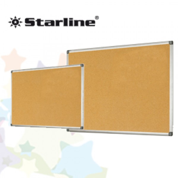 LAVAGNA SUGHERO 60X90CM CORNICE ALLUMINIO STARLINE