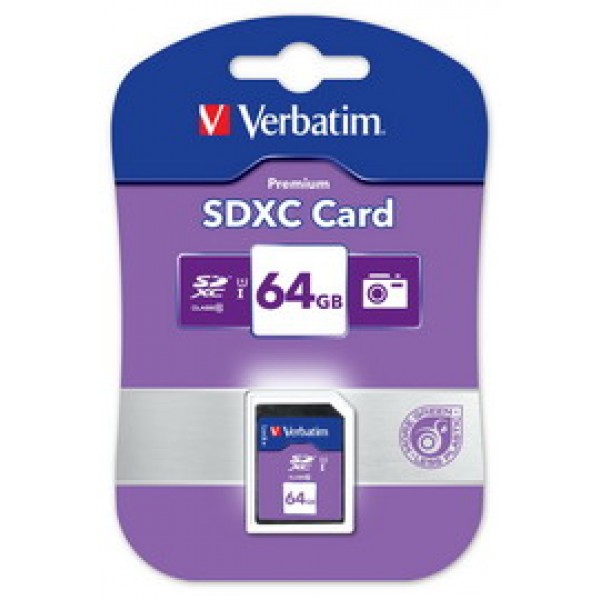 SECURE DIGITAL CARD 64GB XC CLASS UH S-1