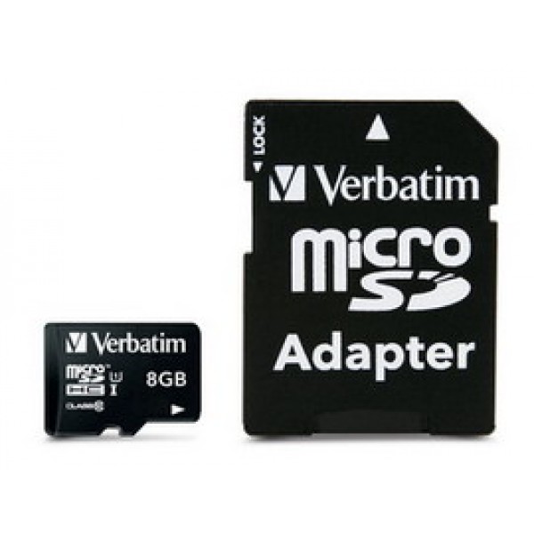 MICRO SD CARD 8GB HC CLASSE 10 FINO A 45MB/S