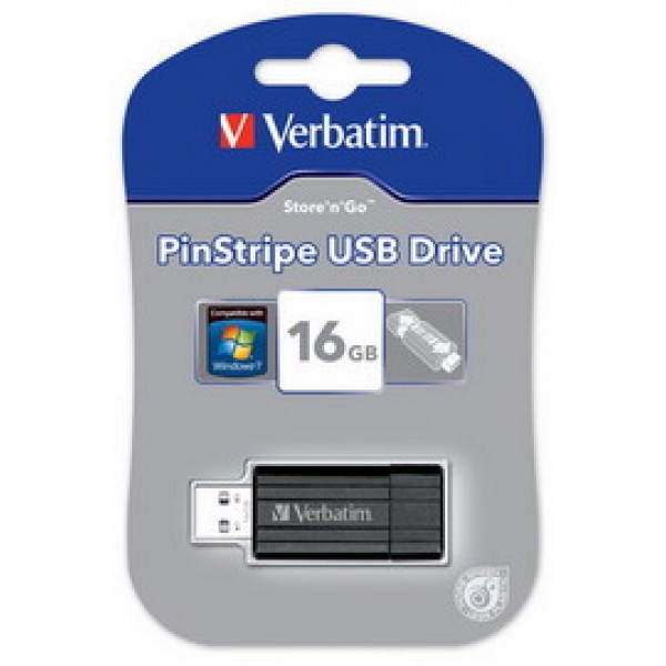 MEMORIE USB STORE 'N' GO PINSTRIPE NERO DA 16 GB