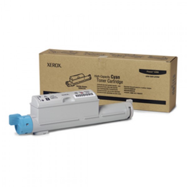 CARTUCCIA TONER CIANO ALTA CAPACITA' PHASER 6360