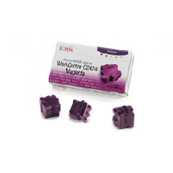 SOLID INK MAGENTA ORIGINALE PER XEROX WORK-CENTRE C2424 (3 STICK)